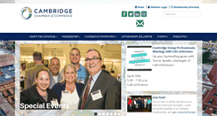 Desktop Screenshot of cambridgechamber.org